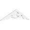 Ekena Millwork Pitch Robin Architectural Grade PVC Gable Pediment, 36"W x 9"H x 1"P (6/12) GPP036X009X100ROB - alternate 1